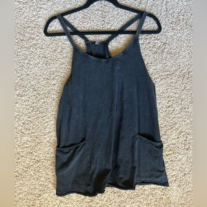 Free People Movement Hot Shot Mini Dress in Black